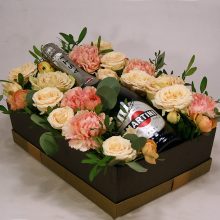 Pezsgő virágbox Martinivel