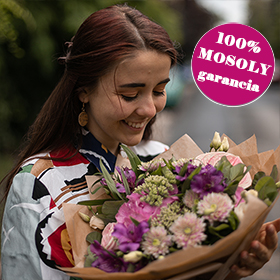 Virágküldés 100 % mosoly garanciával